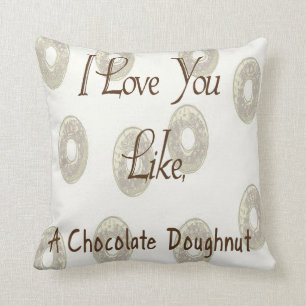Coussin Beignet de chocolat