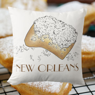 Coussin Beignet Pâtisserie Louisiane LA Nouvelle Orléans N