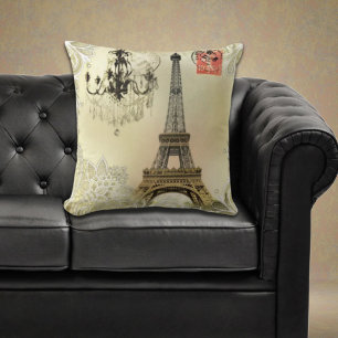 Coussin beijal lace chandelier eiffel
