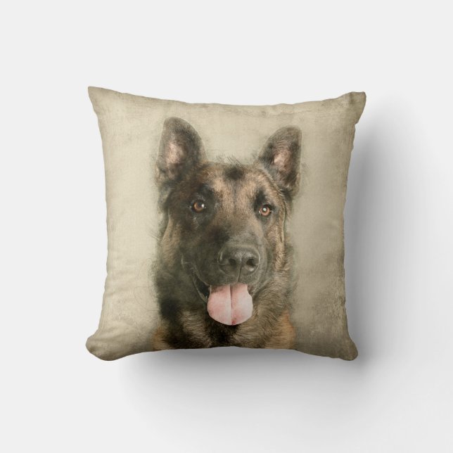 Coussin Belge Malinois - berger belge - Maligator (Recto)