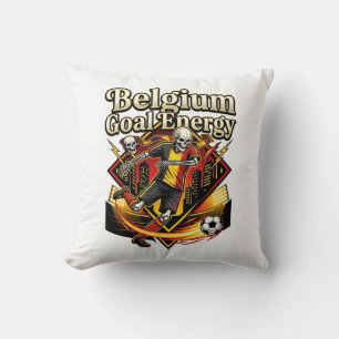 Coussin Belgique Énergie de but Skeleton Striker Nations G
