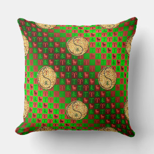 Coussin Bélier & Chèvre de Feu