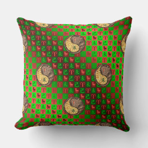 Coussin Bélier & Chèvre de Terre