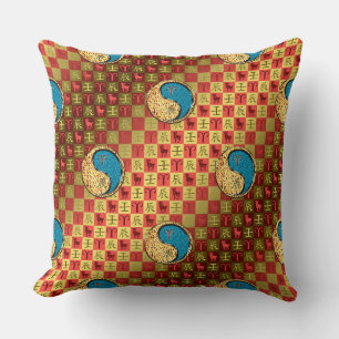Coussin Bélier & Dragon d'eau
