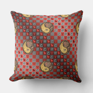 Coussin Bélier & Lapin de Terre