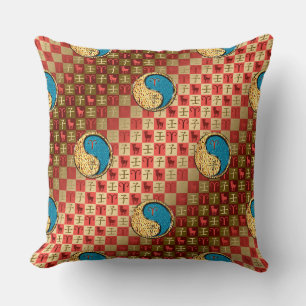 Coussin Bélier & Rat d'eau