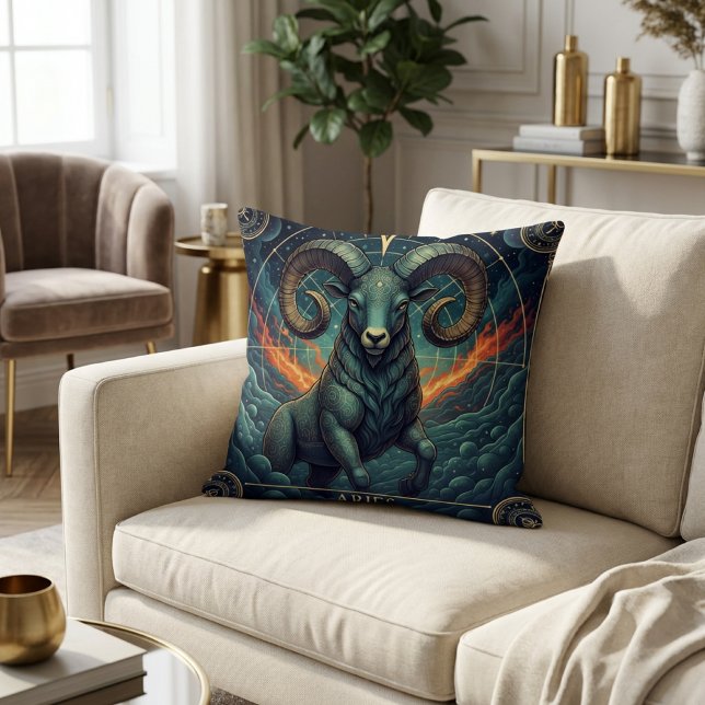 Coussin Bélier Zodiaque Céleste (Créateur téléchargé)
