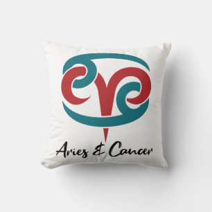 Coussin Béliers et cancer Zodiac Couple Horoscope