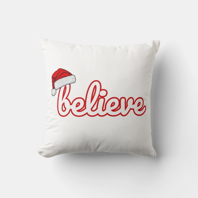 Coussin Believe Christmas (Recto)