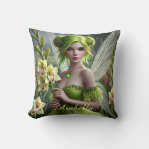 Coussin Belle Août Fée à Gladioli
