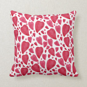 Coussin Belle aquarelle Coeur  