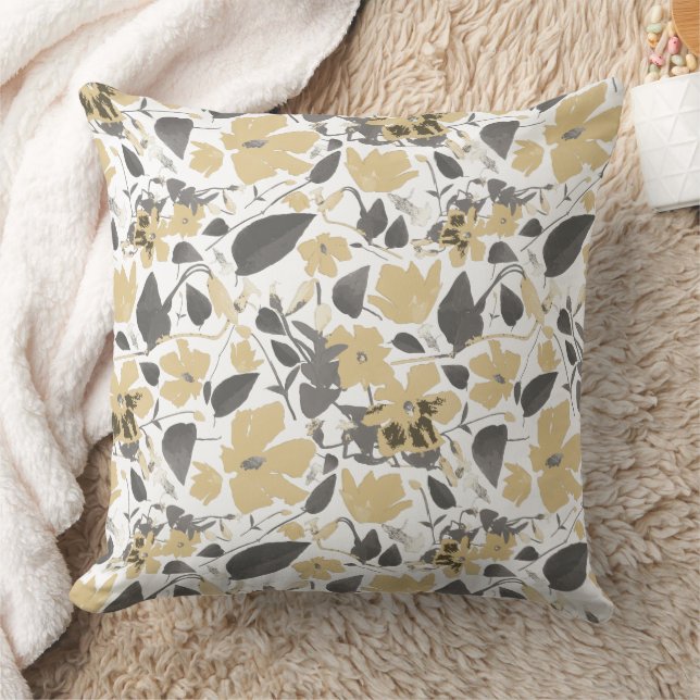 Coussin Belle aquarelle Floral Clematis Fleurs (Couverture)