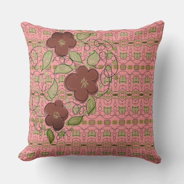 Coussin Belle Artsy Floral (Recto)