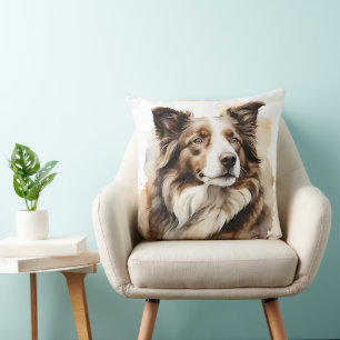 COUSSIN BELLE BORDURE COLLIE HERDING CHIEN
