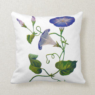 Coussin Belle broderie traditionnelle Jacobéenne Crewel