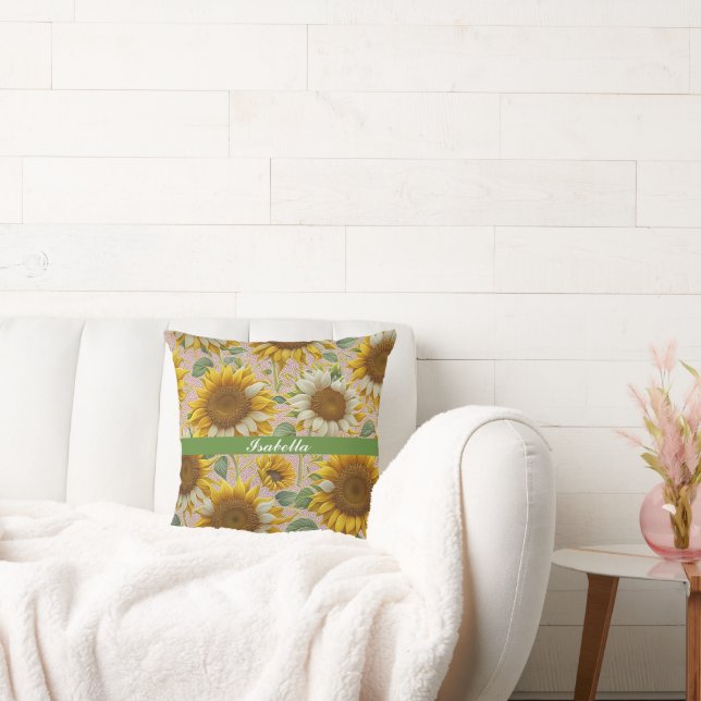 Coussin Belle collection de tournesol populaire (Canapé)