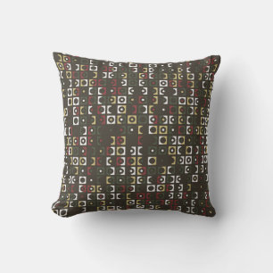 Coussin Belle conception géométrique motif abstrait, art,