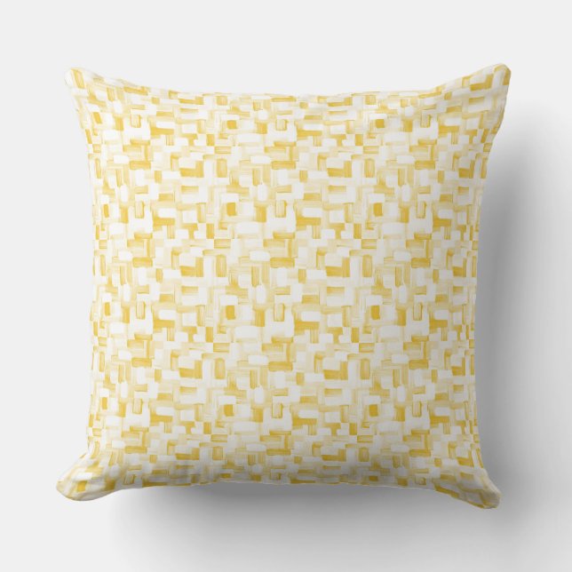 Coussin Belle couleur blanche ou jaune (Recto)