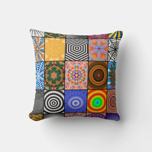 Coussin belle couleur de fond abstrait abstrait, ar (Recto)