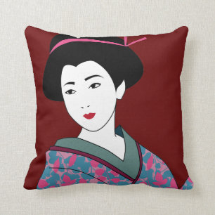 Coussin Belle coutume de geisha