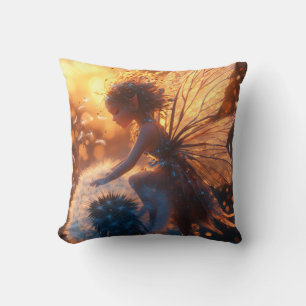Coussin Belle fée solaire avec Dandelion