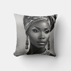 Coussin Belle femme africaine