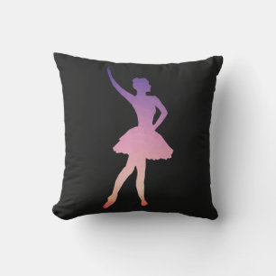 Coussin Belle fille ballerine dansant
