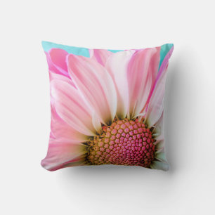 Coussin Belle Fleur rose Gros plan Photo