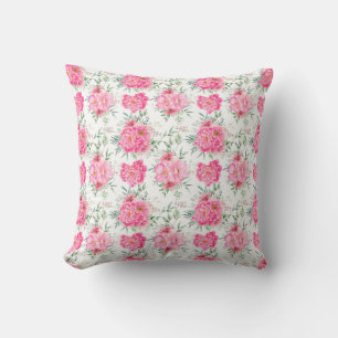 Coussin Belle Fleurs Aquarelle Motif Floral