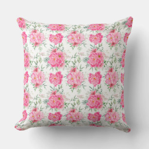 Coussin Belle Fleurs Aquarelle Motif Floral