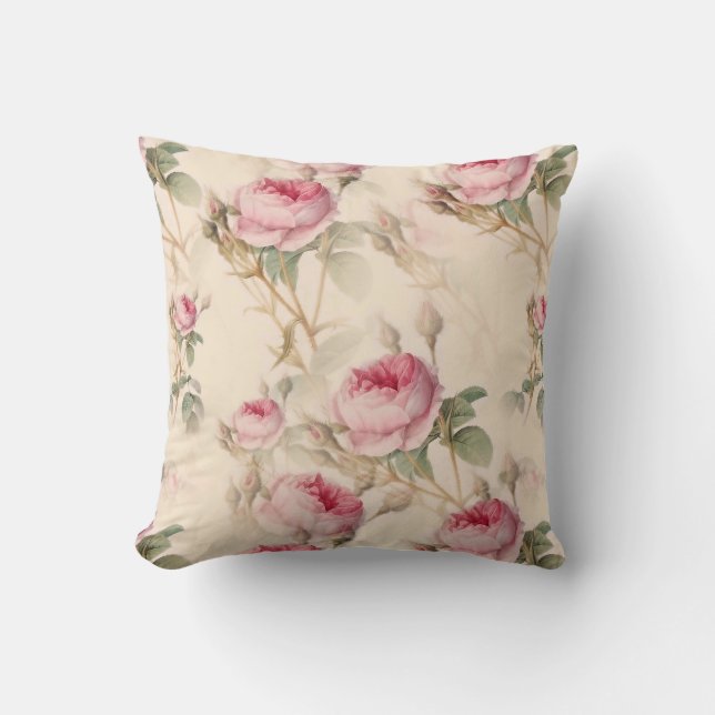 Coussin Belle florale Vintage (Recto)