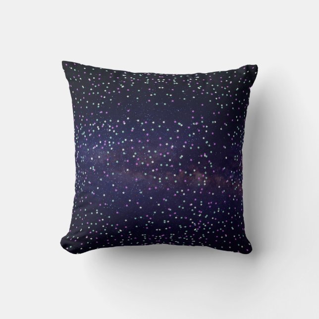 Coussin Belle galaxie, étoiles (Recto)