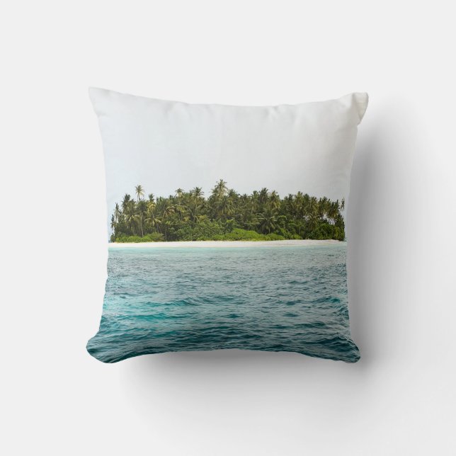 Coussin Belle Île Verte En Mer (Recto)