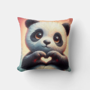 Coussin Belle Love Heart Panda
