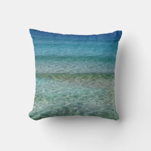 Coussin Belle mer des Caraïbes calme