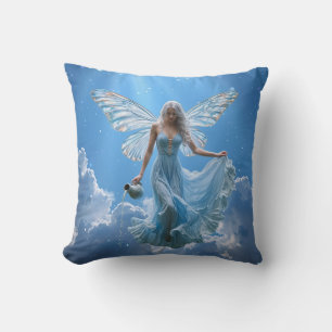 Coussin Belle poitrine Aquarius dans les nuages