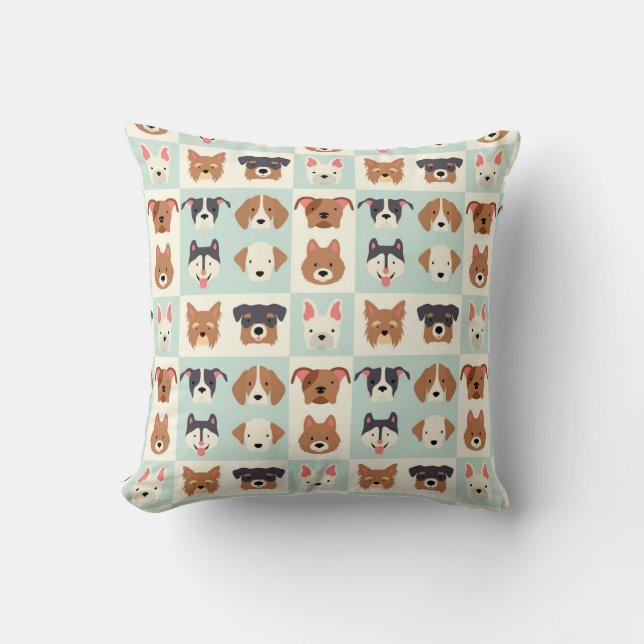 Coussin Belle race de chiens (Recto)