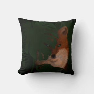 Coussin Belle renard rustique