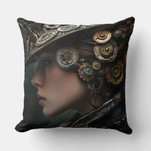 Coussin Belle Steampunk Femme