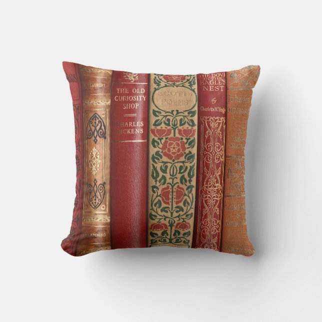 Coussin Belles épines de livres (Recto)