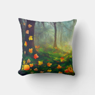 Coussin Belles feuilles automnales