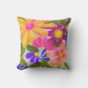 Coussin Belles Fleurs Brillantes