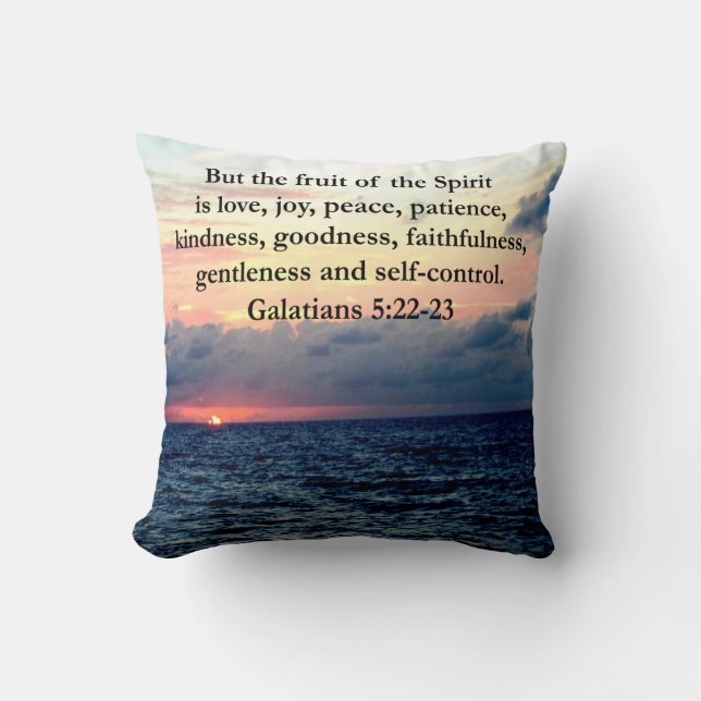 COUSSIN BELLES FRUITS GALATIENS DE L'ESPRIT (Recto)