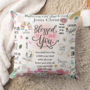 Coussin Béni de vous avoir - Un rappel fidèle