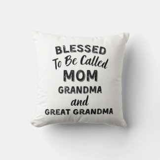 Coussin Béni d'être appelé maman Fête des mères de grand-m
