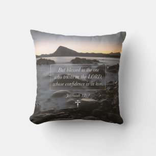 Coussin Béni Est Celui Qui Croit En La Foi Éternelle