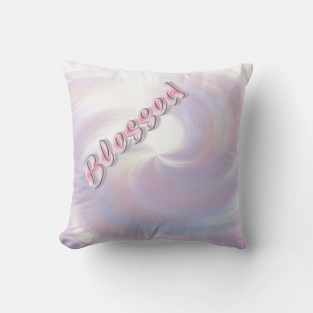 Coussin Béni. Texture en spirale (Recto)