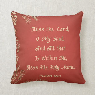 Coussin Bénissez le seigneur Pillow