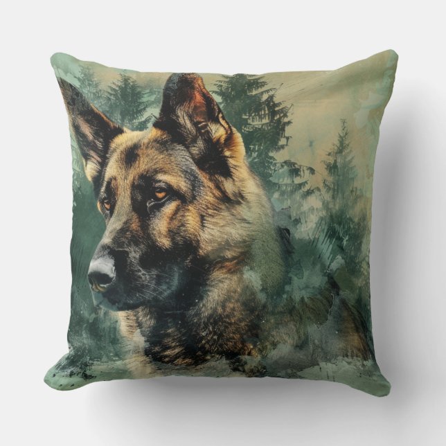 Coussin Berger allemand (Recto)