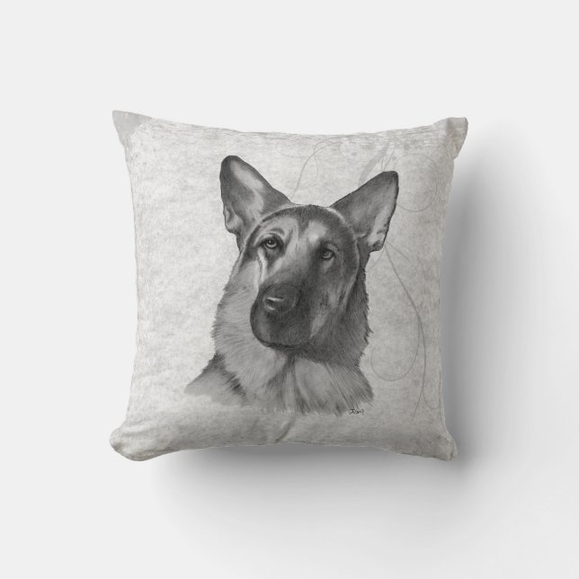 Coussin Berger allemand deux (Recto)